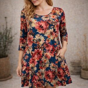 The Gaudy‎ Boutique Floral Dress Cottagecore Size Medium